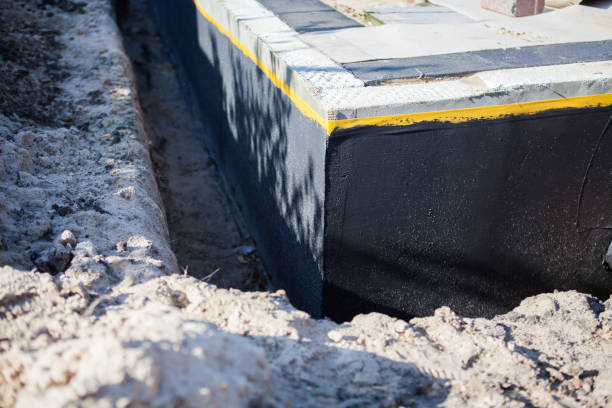 Residential Waterproofing installation at a Colwich, KS home by SJ Waterproofing Pros